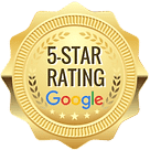 5-Star Rating on Google 5-star rating google logo badge