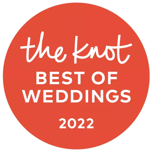 best of weddings 2022 badge from the knot
