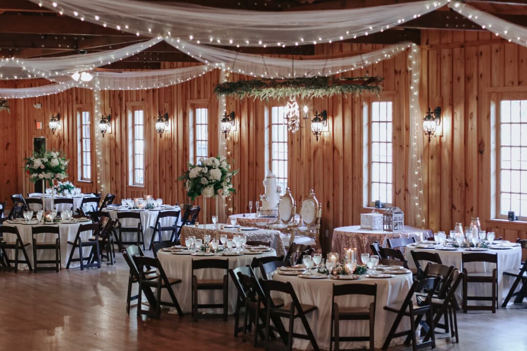 The Springs Event Venue (Magnolia) indoor wedding reception setup